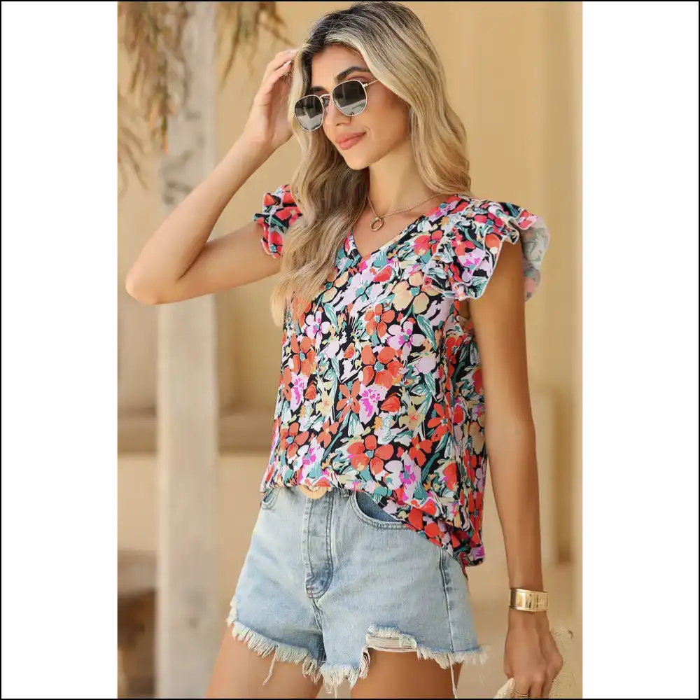 Needful Things: Boho Floral Print Sleeveless? Gorgeous 🌼 - Sleeveless Shirts Tank Tops on Sale Worldwide Shipping