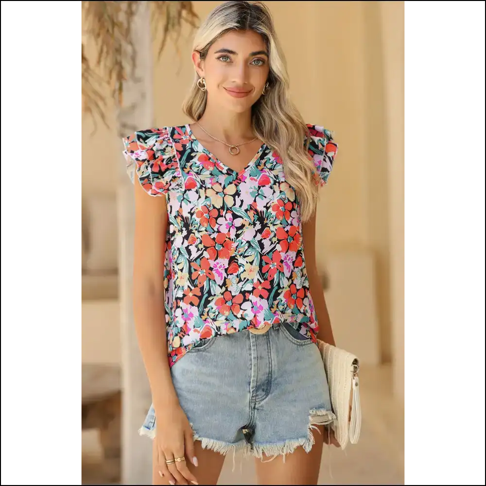 Needful Things: Boho Floral Print Sleeveless? Gorgeous 🌼 - Sleeveless Shirts Tank Tops on Sale Worldwide Shipping