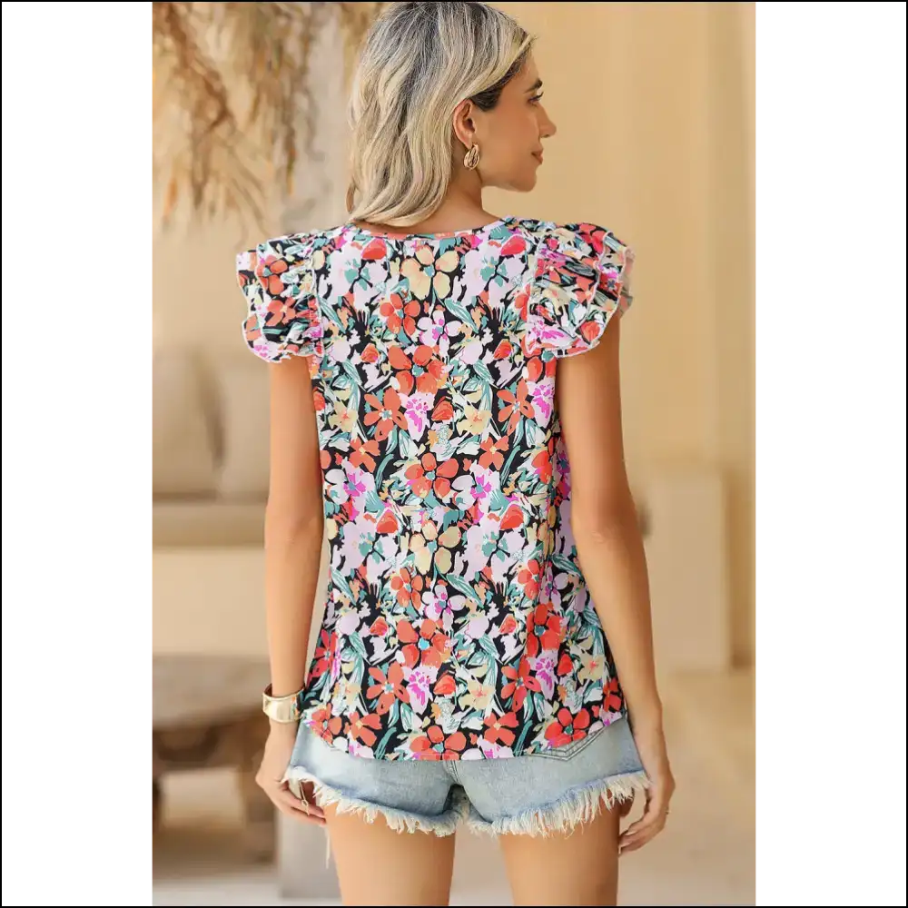 Needful Things: Boho Floral Print Sleeveless? Gorgeous 🌼 - Sleeveless Shirts Tank Tops on Sale Worldwide Shipping