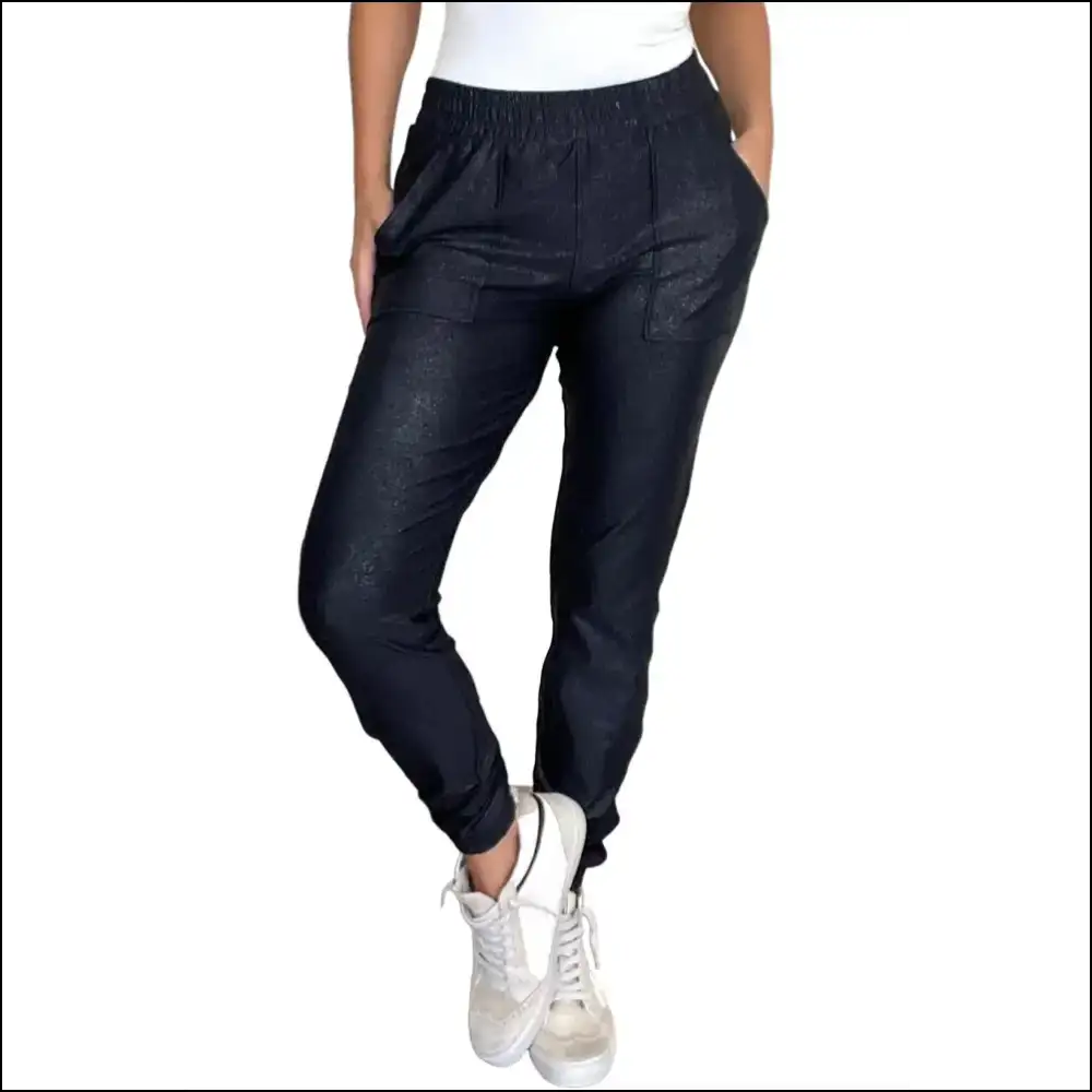 Needful Things: Chic Black Elastic Waist Joggers - Pants! 🖤👖 - on Sale Worldwide Shipping
