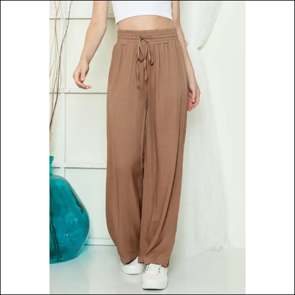 Needful Things: Chic Black Wide Leg Pants - Because Adulting is Hard 🖤 - Brown / s - on Sale Worldwide Shipping