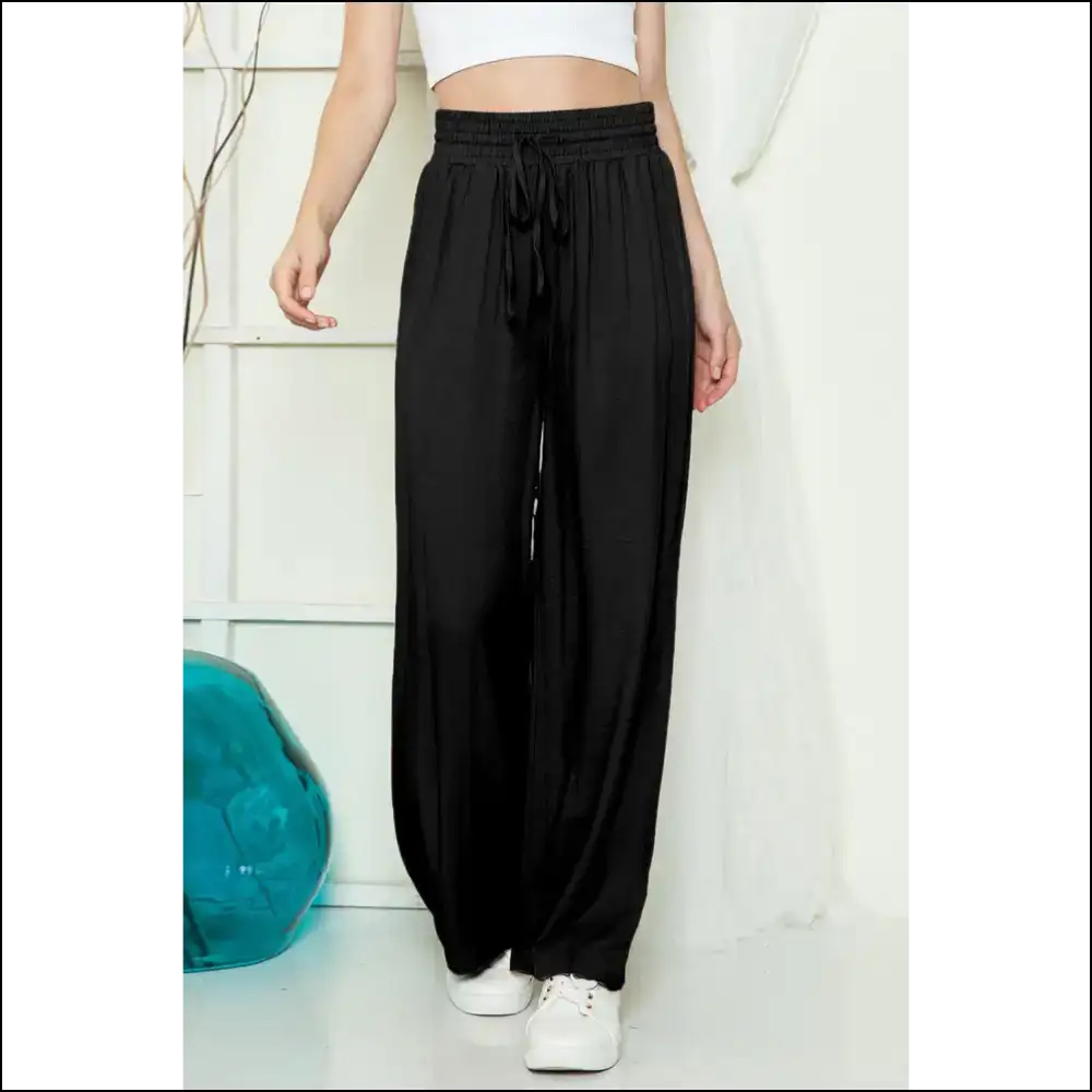 Needful Things: Chic Black Wide Leg Pants - Because Adulting is Hard 🖤 - s - on Sale Worldwide Shipping
