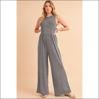 Needful Things: Chic Medium Grey Jumpsuit - one Piece Zero Problems! 😜 - s - Jumpsuits & Rompers on Sale Worldwide Shipping