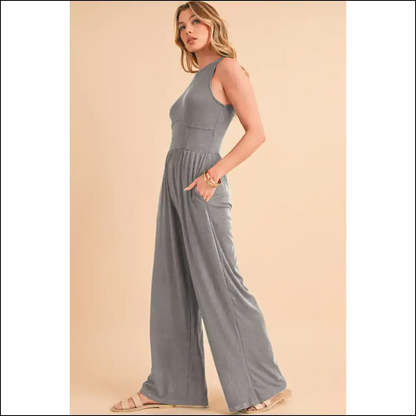 Needful Things: Chic Medium Grey Jumpsuit - one Piece Zero Problems! 😜 - Black / s - Jumpsuits & Rompers on Sale Worldwide Shipping