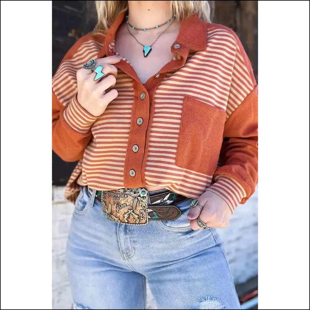 Needful Things: Chic Red Stripe Sweatshirt Fabulous 💋 - Plus Size Tops on Sale Worldwide Shipping