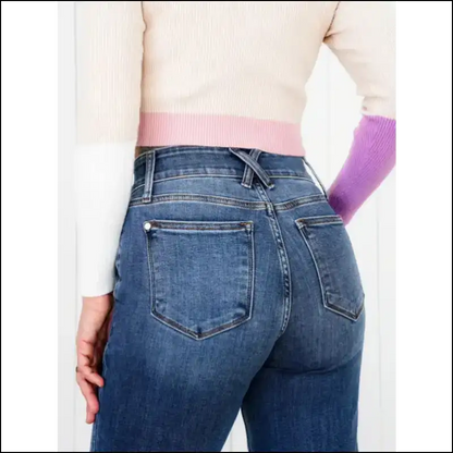 Needful Things Chic Washed Straight Leg Jeans: Because Pants Should Flatter! 😎👖 - Jeans on Sale Worldwide Shipping