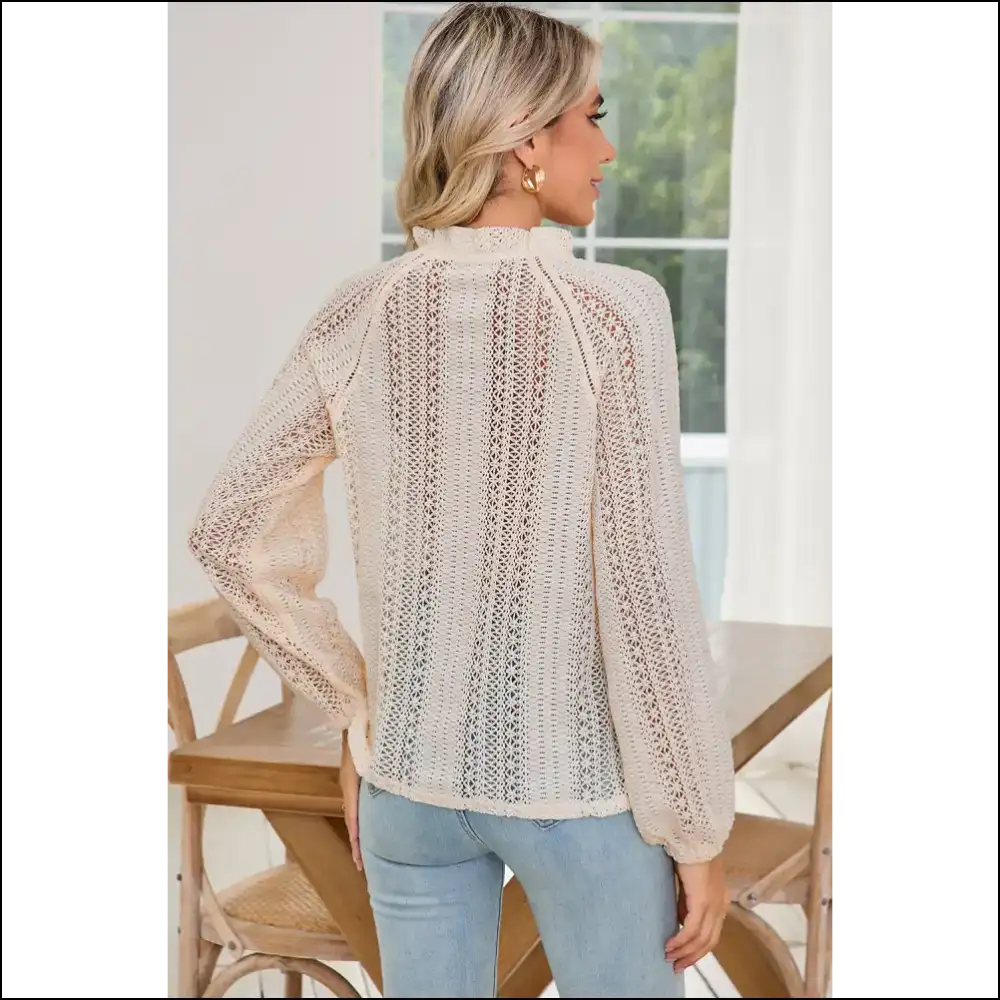 Needful Things: Chic White Frill Blouse – so Frilly It’s Practically Illegal 😇 - Blouses on Sale Worldwide Shipping