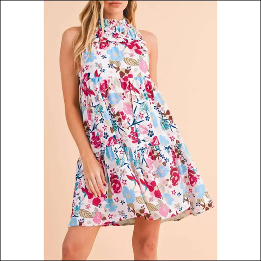 Needful Things: Chic White Frill Mock Neck Dress - Warning: May Cause Stares 😈 - s - Short Dresses on Sale Worldwide Shipping