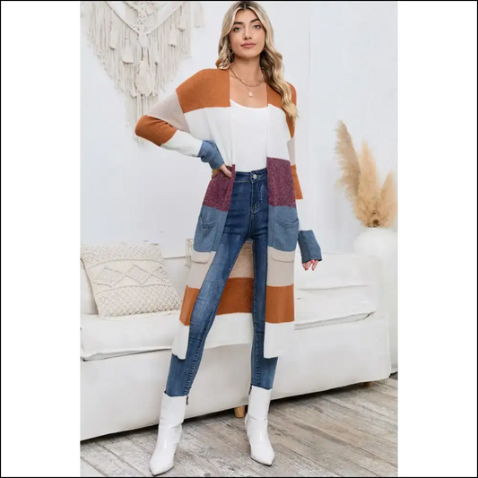 Needful Things: Color Block Cardigan – Hug! 🌈knitted Rainbows! - Multicolor / s - Cardigans on Sale Worldwide Shipping