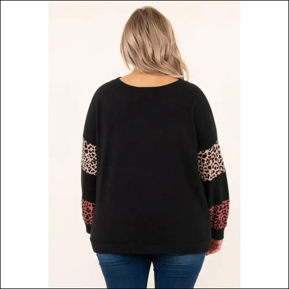 Needful Things: Leopard Patchwork Strappy Neck Top - Roar! 🐆 - Plus Size Tops on Sale Worldwide Shipping