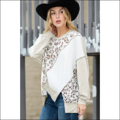 🐆needful Things: Leopard Print Color Block? i Dare You!😜 - Sweatshirts & Hoodies on Sale Worldwide Shipping