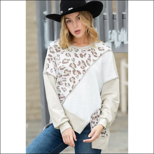 🐆needful Things: Leopard Print Color Block? i Dare You!😜 - s - Sweatshirts & Hoodies on Sale Worldwide Shipping