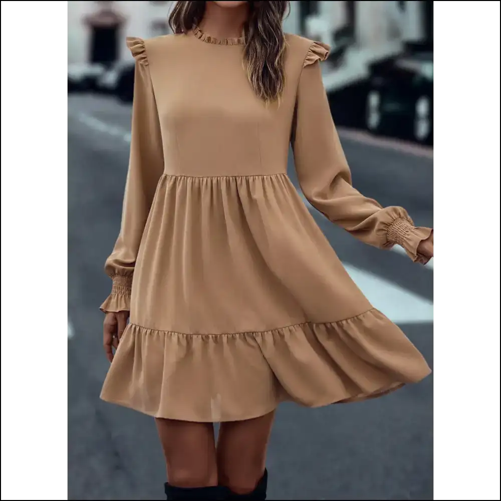 Needful Things: Light French Beige Dress – Dressed to Kill (literally?) 😈 - Short Dresses on Sale Worldwide Shipping