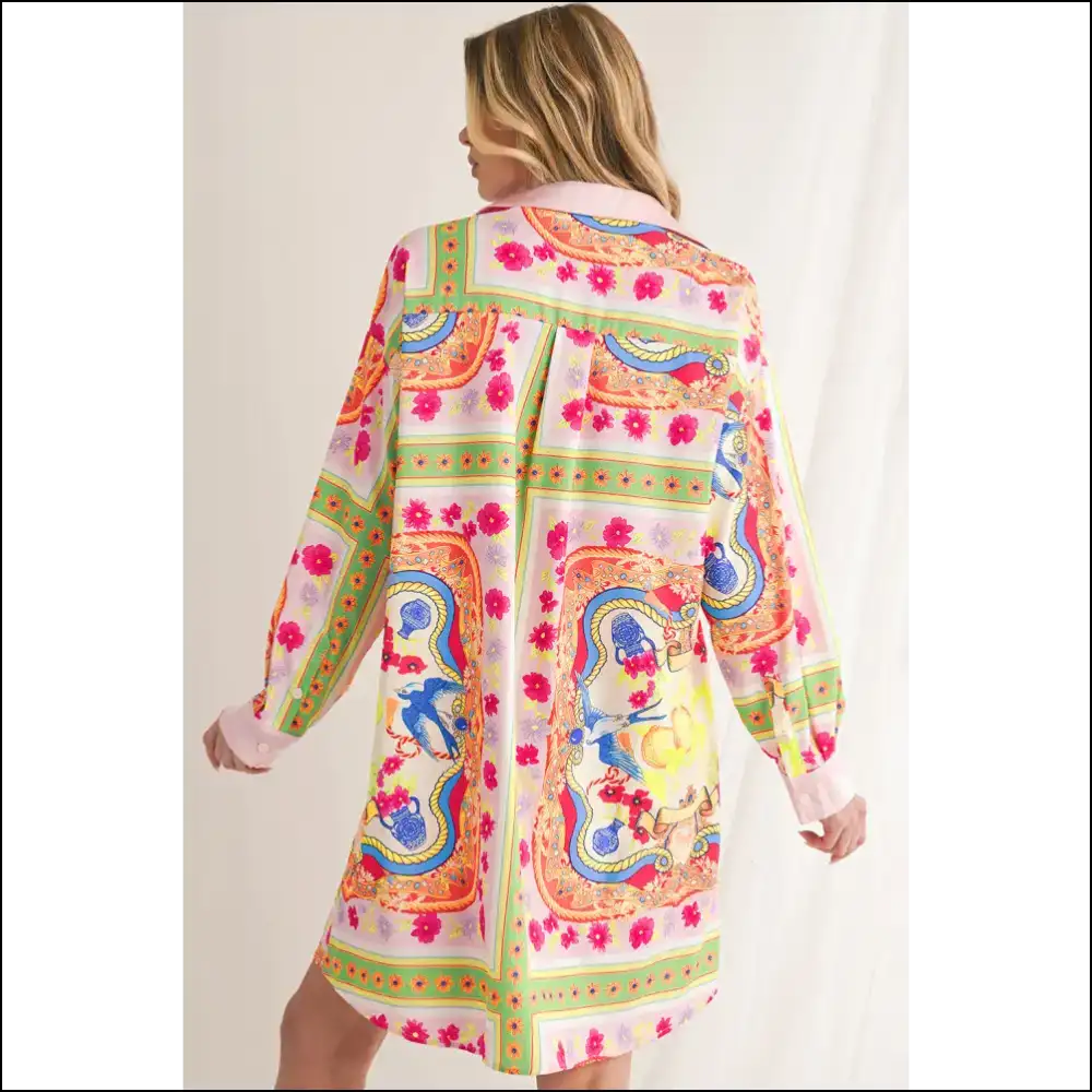 🌈 Needful Things: Multicolour Abstract Print Dress – Warning: May Cause Whiplash! 😉 - Short Dresses on Sale Worldwide Shipping