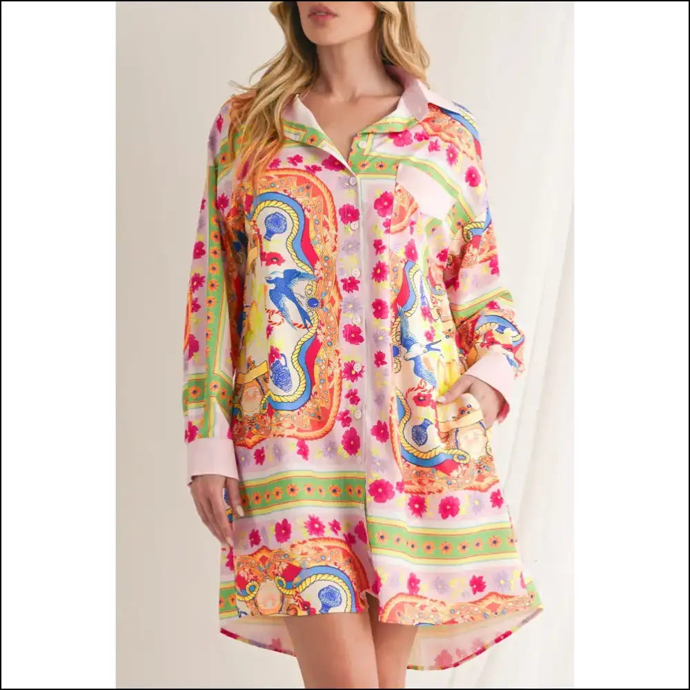 🌈 Needful Things: Multicolour Abstract Print Dress – Warning: May Cause Whiplash! 😉 - s - Short Dresses on Sale Worldwide Shipping