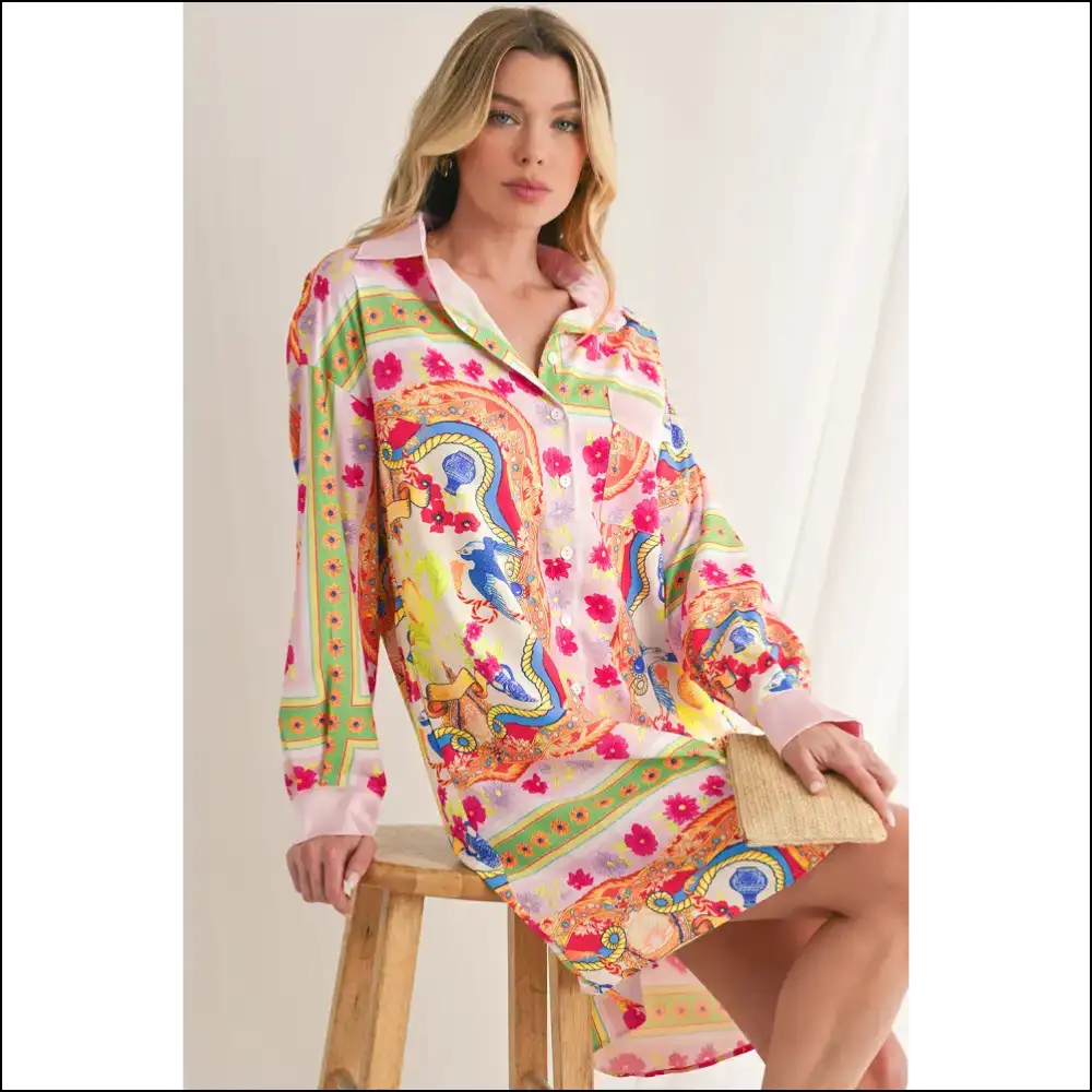 🌈 Needful Things: Multicolour Abstract Print Dress – Warning: May Cause Whiplash! 😉 - Short Dresses on Sale Worldwide Shipping