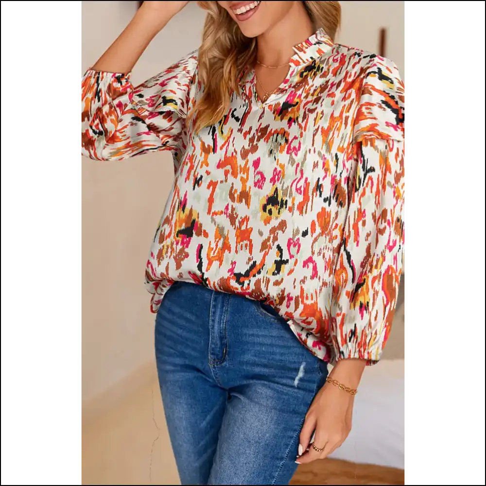 Needful Things: my Closet’s Having a Chic Multicolor Ruffle Blouse Party 🎉 - Multicolour / s - Blouses on Sale Worldwide Shipping