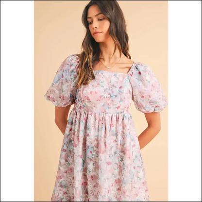 Needful Things: Pink Floral Disaster (but Make it Fashion) 🌸 - Short Dresses on Sale Worldwide Shipping