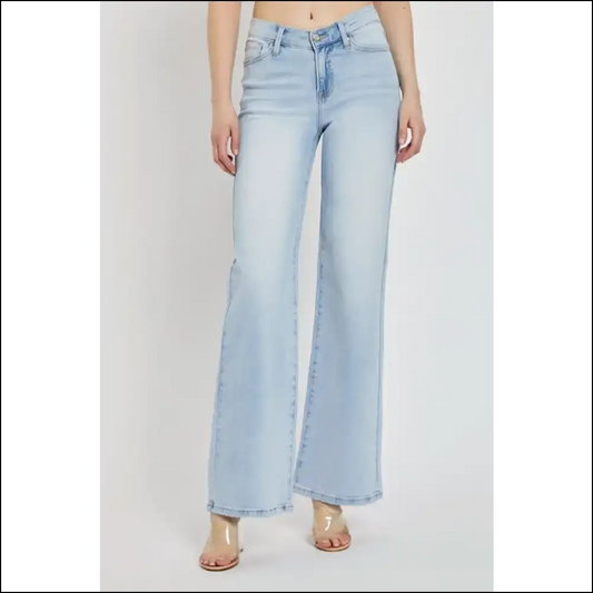 Needful Things Presents: Wide Leg v Dipped Jeans - Comfort for your Dark Side! 😈👖 - Light / 0(24) - on Sale Worldwide Shipping
