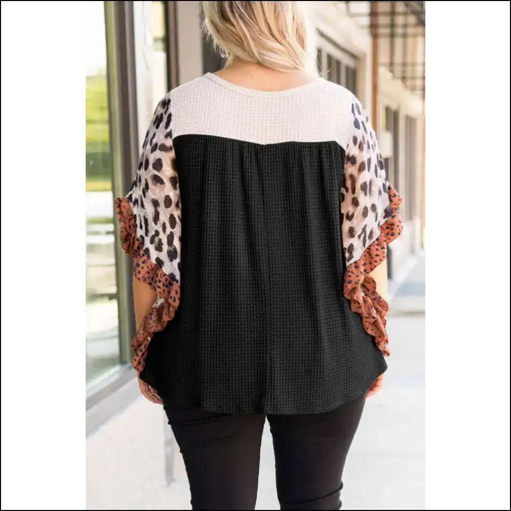 Needful Things: Roar-some Rib Knit Animal Top! 🖤 - Plus Size Tops on Sale Worldwide Shipping