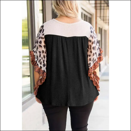 Needful Things: Roar-some Rib Knit Animal Top! 🖤 - Plus Size Tops on Sale Worldwide Shipping