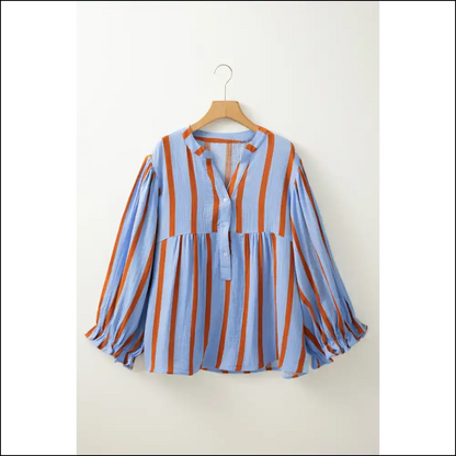 Needful Things: Sky Blue Ruffle Sleeve Blouse - from ?Meh’ to ’ Yeah!’ 😜 - Blouses on Sale Worldwide Shipping