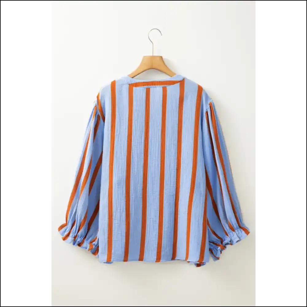 Needful Things: Sky Blue Ruffle Sleeve Blouse - from ?Meh’ to ’ Yeah!’ 😜 - Blouses on Sale Worldwide Shipping
