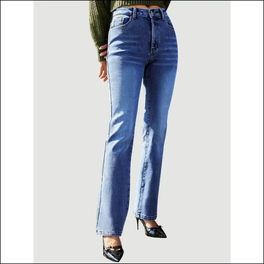 Needful Things: Slip Into Straight Leg Jeans and Strut Like you Own the World! 👖💁‍♀️ - Blue / Xs - on Sale Worldwide Shipping