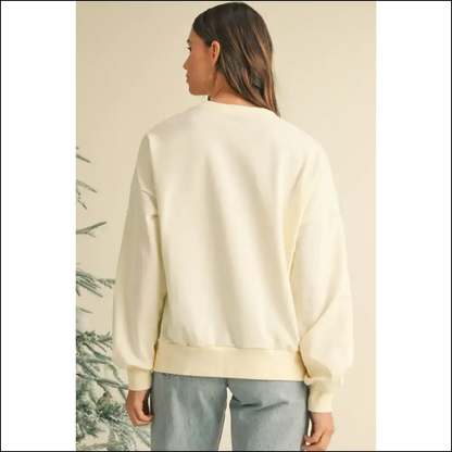 Needful Things: White Colorblock Drop Sleeve Sweatshirt – Finally Fashion 💁‍♀️ - Sweatshirts & Hoodies on Sale Worldwide Shipping