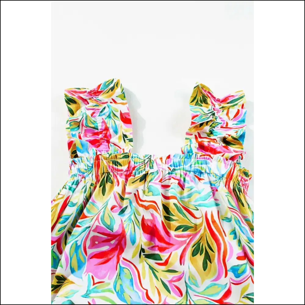 Needful Things: White Floral Print Dress – Dangerously Chic! 🌼 - Midi Dresses on Sale Worldwide Shipping