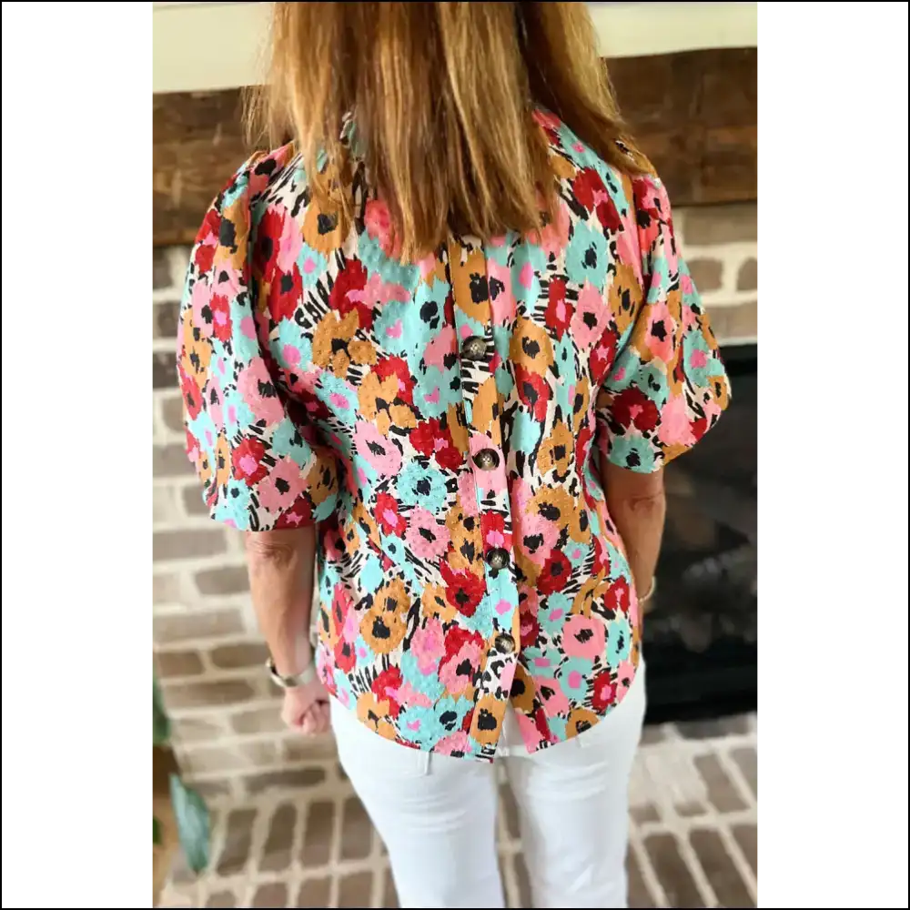 Needful Things: White Frilled Floral Apocalypse Chic 😈 - Blouses on Sale Worldwide Shipping