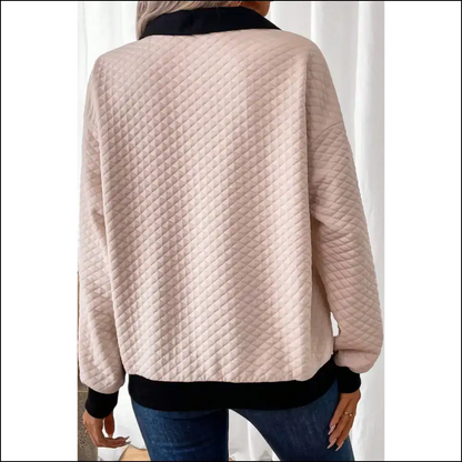 Oatmeal Checked Texture: your New Bf (before Fashion) - Needful Things 😜 - Sweatshirts & Hoodies on Sale Worldwide Shipping
