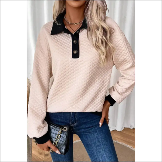 Oatmeal Checked Texture: your New Bf (before Fashion) - Needful Things 😜 - s - Sweatshirts & Hoodies on Sale Worldwide Shipping