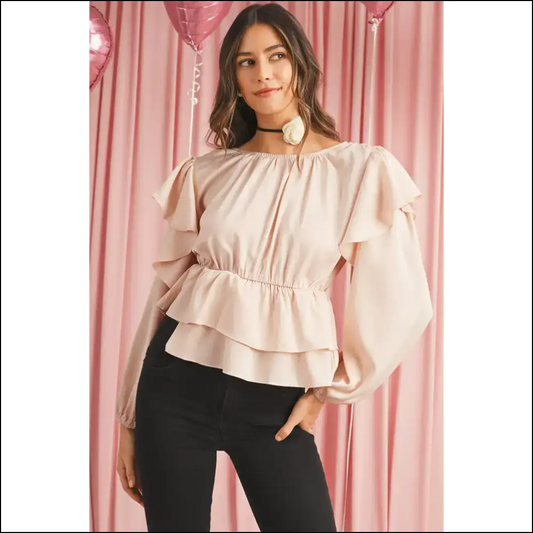 Oatmeal Elegant Satin: Ditch the Keep Satin😇 - s - Blouses on Sale Worldwide Shipping