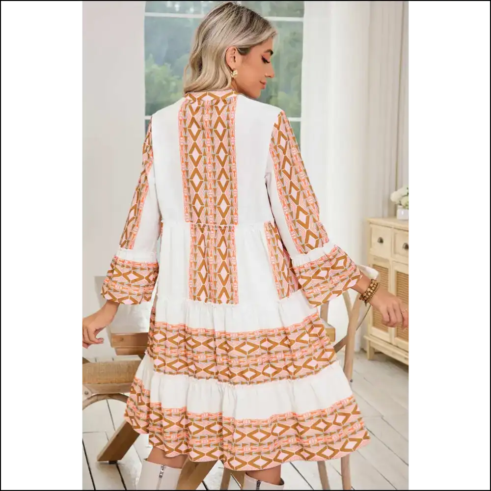 Orange Boho Mini Dress: so Good It’s Almost Illegal 😈 Needful Things - Midi Dresses on Sale Worldwide Shipping