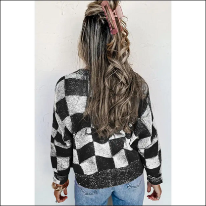 Orange Checkered Cardigan: your Drop Shoulder Bff 🧡 Needful Things - Cardigans on Sale Worldwide Shipping