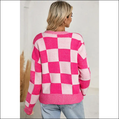 Orange Checkered Cardigan: your Drop Shoulder Bff 🧡 Needful Things - Cardigans on Sale Worldwide Shipping