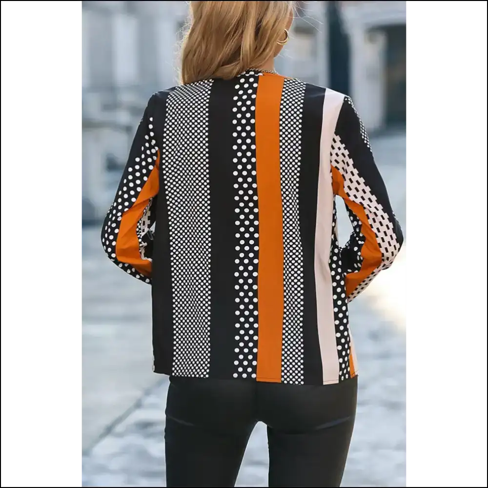 Orange Polka Dot Domination: Chic 🔥 from Needful Things - Blouses on Sale Worldwide Shipping