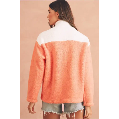 Orange you Glad Found this Vibrant Colorblock Hoodie? 🍊 Needful Things! Sweatshirts & Hoodies on Sale Worldwide Shipping