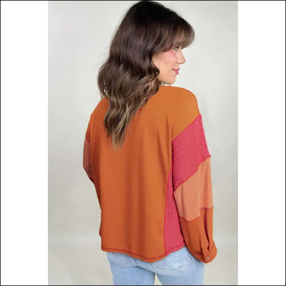 Orange you Glad Found this Vibrant Wfle Top ? 😉 Needful Things - Plus Size Tops on Sale Worldwide Shipping