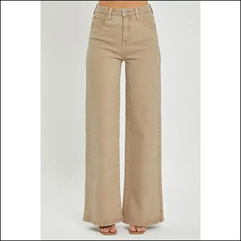 Own your Curves with Risen’s Tummy Control High Rise Wide Leg Magic! 🌟✨ - Jeans on Sale Worldwide Shipping