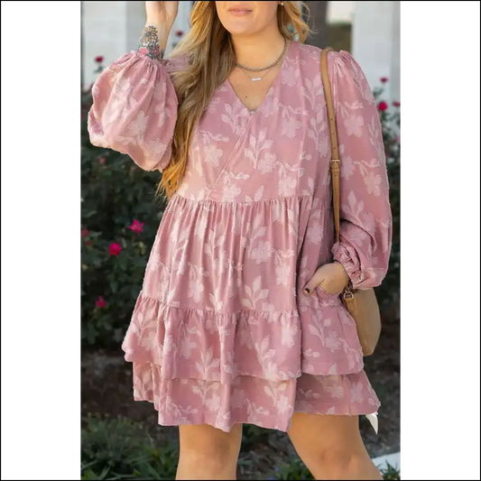 Peach Blossom Size Dress: Finally a Surplice Neckline that Fits! 🍑 Needful Things - 1x - Plus Dresses on Sale Worldwide Shipping