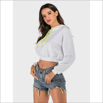 Perfee Drawstring Letter Long Sleeve Hoodie - Sweatshirts & Hoodies on Sale Worldwide Shipping