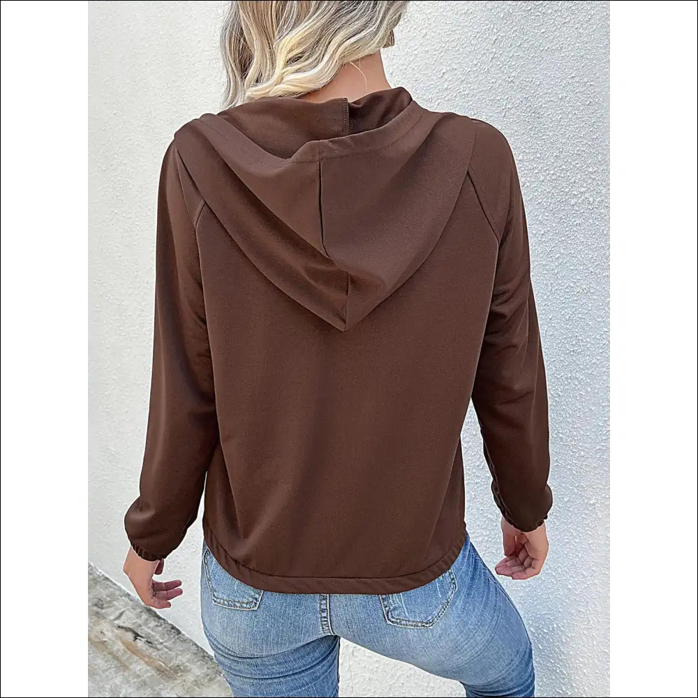 Perfee Half-button Chic Hoodie - Sweatshirts & Hoodies on Sale Worldwide Shipping