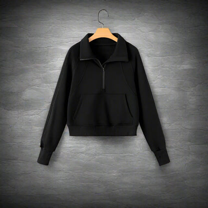 Phalaenopsis Zip: so Cozy Youll Actually Want to Leave the House 💅 Needful Things - Black / s - Sweatshirts & Hoodies on Sale Worldwide