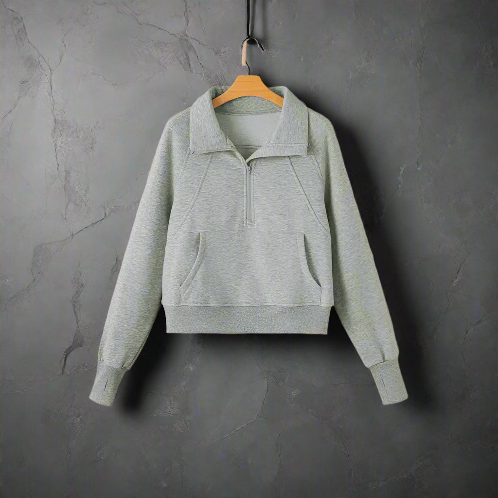Phalaenopsis Zip: so Cozy Youll Actually Want to Leave the House 💅 Needful Things - Gray / s - Sweatshirts & Hoodies on Sale Worldwide