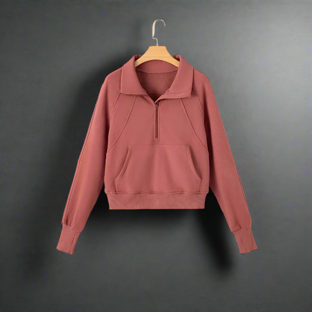 Phalaenopsis Zip: so Cozy Youll Actually Want to Leave the House 💅 Needful Things - Brown / s - Sweatshirts & Hoodies on Sale Worldwide