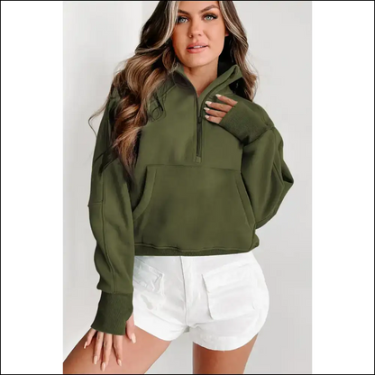 Phalaenopsis Zip: so Cozy Youll Actually Want to Leave the House 💅 Needful Things - Mist Green / s - Sweatshirts & Hoodies on Sale