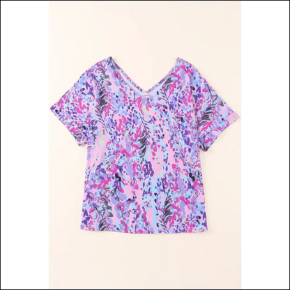 Pink Boho Abstract Floral Tee: for when Youre Feeling Fancy 🌸 Needful Things - t Shirts on Sale Worldwide Shipping