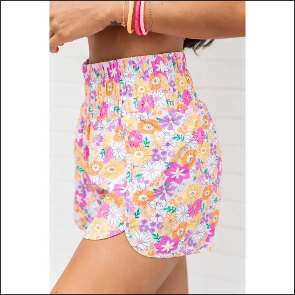 Pink Boho Floral Shorts: from ?Meh’ to Magnificent! Needful Things 🌸 - Shorts on Sale Worldwide Shipping